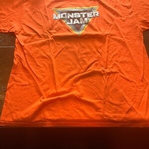 Monster Jam Orange Short Sleeve Tee